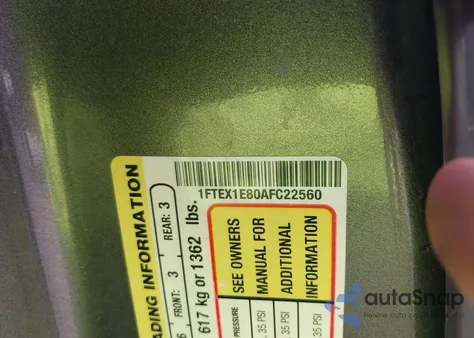 2010 Ford F-150 Stx/Xl/Xlt from USA, damaged, VIN 1FTEX1E80AFC22560